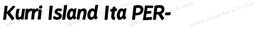 Kurri Island Ita PER字体转换